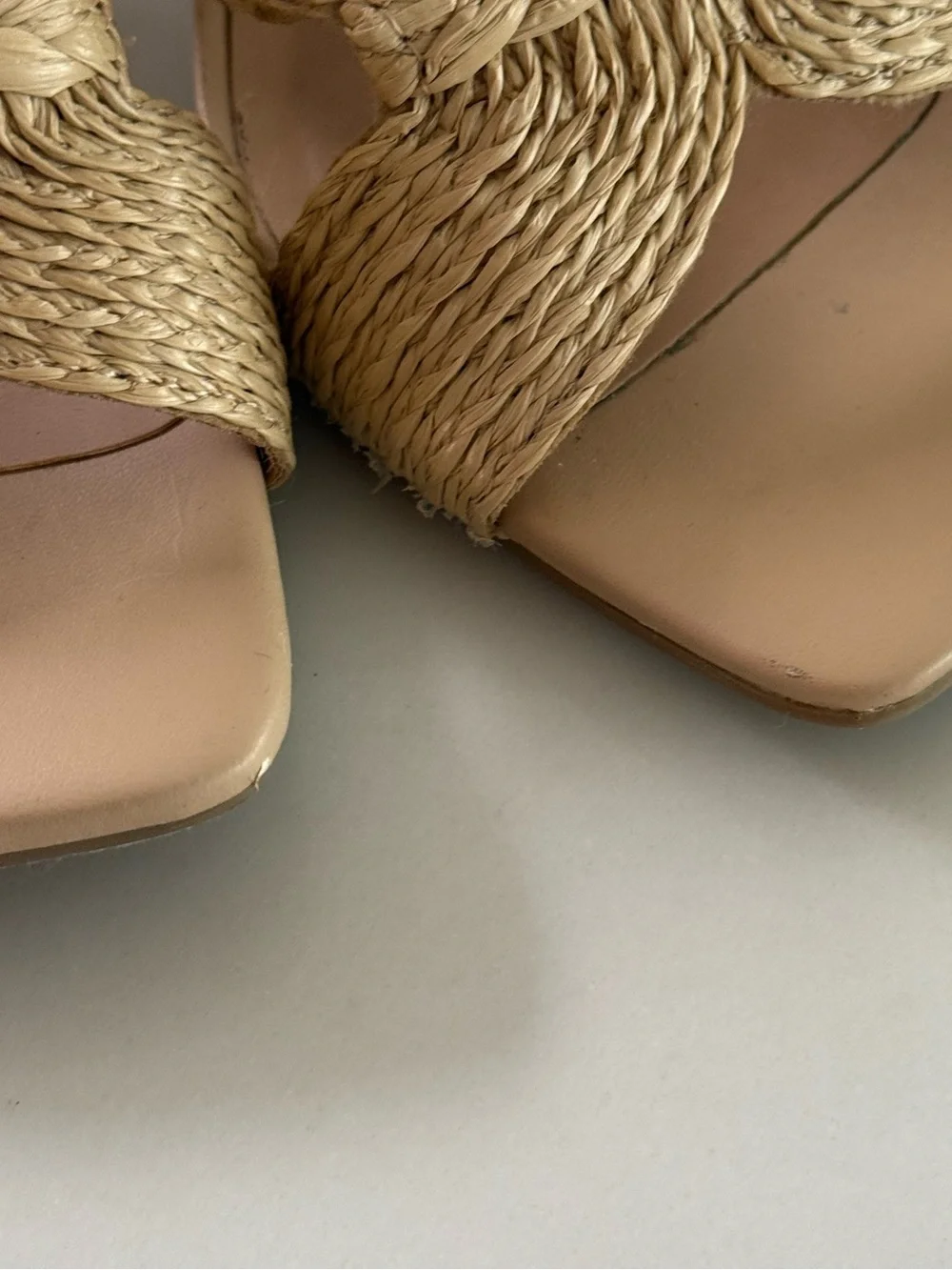 A New Day Tia Mule Heels - Beige - Size 9